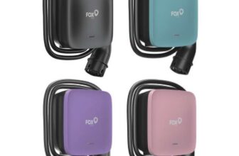 Fresh Electrical Fox L Series EV 7.3kWh Tethered Charger Available in 4 Colours, Fully Installed or Delivered – 2 years Warranty
