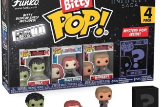 Funko Bitty POP 4 Pack: Marvel – The Avengers – Hulk – Black Widow – Hawkeye – Mystery Mini Figure – Styles may vary And A Surprise Mystery Mini Figure – 0.9 inch (2.2 cm) Collectable – Gift Idea