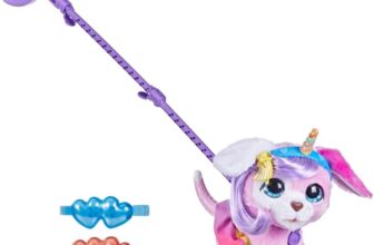 FurReal Hasbro Glamalots Interactive Pet Toy, 7 Accessories, Ages 4 and Up, Multicoloured (F1544)