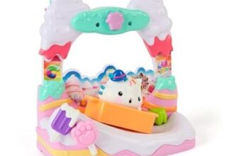 Gabbys Dollhouse: The Movie Cakey Cat Balcony Toy Set