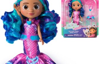 Gabbys Dollhouse: The Movie, Mer-tastic Gabby Doll, with Mermaid Themed Doll Clothes and Doll Accessories, Kids Toys for Girls and Boys Ages 3 and Up