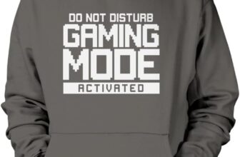 Gaming Hoodie – Do Not Disturb Gaming Mode Activated Unisex Adults, Kids and Teen Hoodie For Gamer Games Addict Stuff Accessories