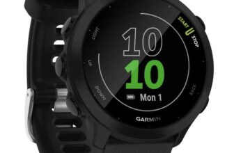Garmin Forerunner 55 GPS Smart Watch – Black