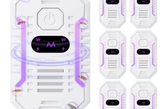 Gecool 6-Pack Ultrasonic Pest Repellers, 4 Modes, Safe