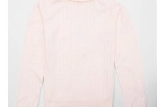 Girls Ivory Knitted Polo