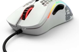 Glorious Model D USB RGB Optical Gaming Mouse – Glossy White (GD-GWHITE)