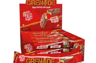 Greande peanut nutter protein bars 12 x 60 g (Packaging May Vary)