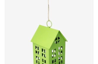 Green House Lantern for LED Tealights