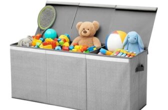 Grey Kelvenix 145L Foldable Toy Storage Box