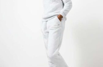 Grey Plush Fleece Co-ord Pyjama Joggers XL – Free C&C