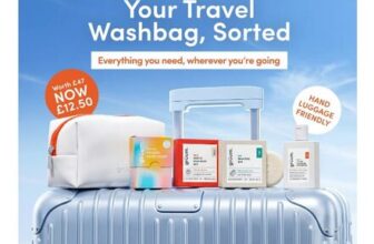 Gruum Travel Bundle & Washbag, Save 73%