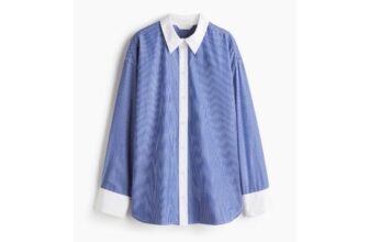 H&M Oversized Poplin Shirt save to Favourites