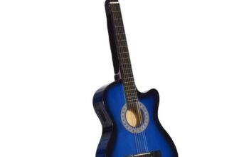 HOMCOM 38 Inch Full Size Blue Classical Acoustic Guitar with code – UK stock – Aosom MHSTAR UK Store