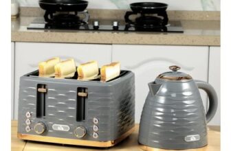 HOMCOM Toaster with 4 Slot, 7 Browning Levels, 1600W