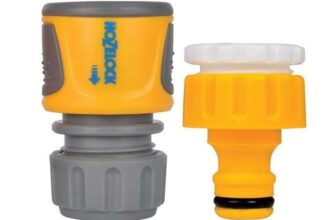HOZELOCK – Outdoor Tap Connector Kit Hose Connector ø 12.5 – 15mm (1/2- 5/8) Soft Touch : For Taps Ø 21 – 26.5 mm (1/2- 3/4)