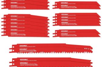 HYCHIKA 32-Piece Reciprocating Saw Blade Set with Organizer Case