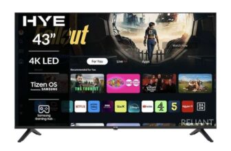 HYE 43 Inch 4K LED Tizen OS WiFi Frameless Smart TV