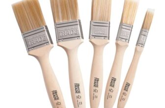 Harris Trade Fine-Tip Paint Brush Set 5 Pieces
