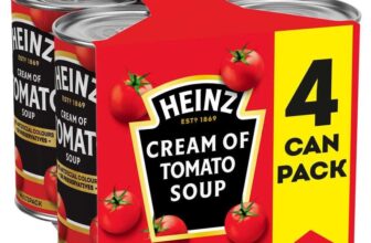 Heinz Cream of Tomato Soup, 4 x 400g (£1.57 / £1.76 S&S)
