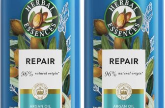 Herbal Essences Argan Oil Repair Shampoo 350ml to Nourish Damaged Hair, Silicone Free (Pack of 2)