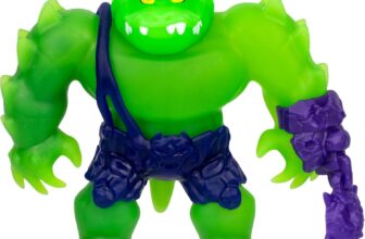 Heroes of Goo Jit Zu Meteor Madness, Stretchy Rock Jaw Action Figure, With Unique Gooey Filling & Battle Gauntlet