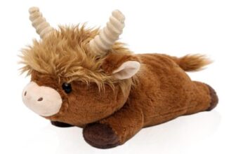 Highland Cow Plush Toy 30cm – Fluffy Stuffed Animal
