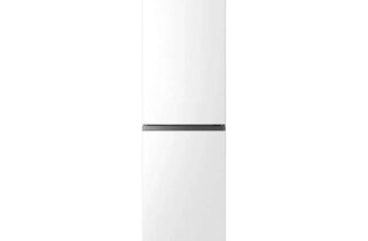 Hisense RB327N4BWE 182x55cm No Frost Freestanding White Fridge Freezer – W/Code – Sold by Crampton and Moore (UK Mainland)