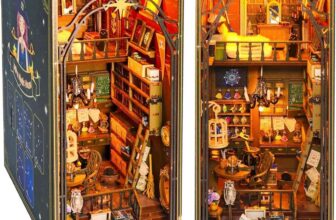 Hongda M2311 Mira Magic House Book Nook – 3D Wooden Building Kit & LED Lights 18.3 x 11.6 x 22cm, Ages 14 at Guangzhou Hongda Craft Co.,ltd