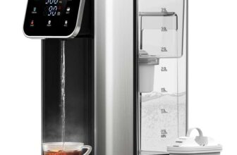 Hot Water Dispenser UR05 with Filter, 2200W Fast Heating, 4 Temperature Settings, 4L Removable Tank, 3 Water Volume Options