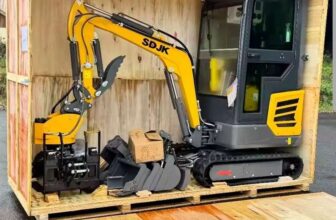 Hot selling mini excavator, multifunctional tracked agricultural excavator with code – SDJK Machinery Store