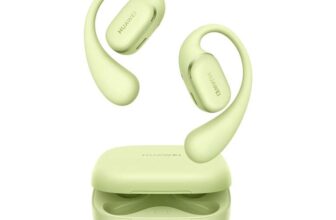 Huawei FreeArc Open-Ear Earbuds, IP57 Water Resistance, Dynamic Bass, 28 Hours Playtime, iOS & Android Green Or Grey