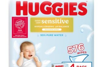 Huggies Extra Care Sensitive Baby Wipes (12 Pack)