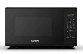 Hyundai Digital Microwave 800W 20L Stainless Steel 11 Power Levels Black w/ Code Sold by Hyundai Power Equipment Direct (UK Mainland)