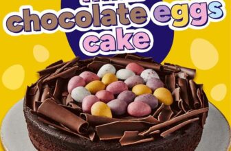 Iceland Mini Chocolate Eggs Cake 450g