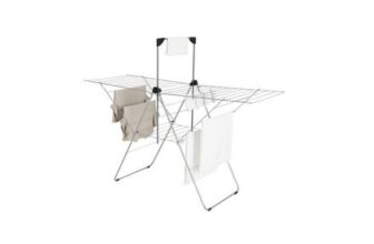 Indoor Clothes Airer with Hanging Rail