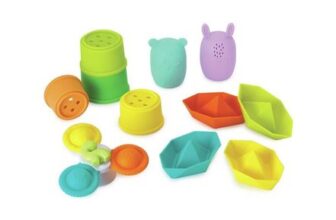 Infantino Silcon Bath Toy Set