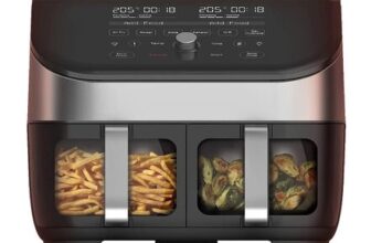 Instant Vortex plus Dual Drawer Air Fryer with ClearCook 140-3126-01-UK