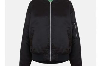 JJXX Womens Satin Bomber Jacket