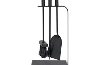 JVL Belmont Contemporary Fireside Companion Curve Tool Set