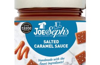 Joe & Sephs Salted Caramel Dessert Sauce (230g)