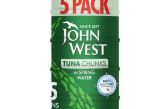 John West Tuna Chunks in Spring Water 5pk
