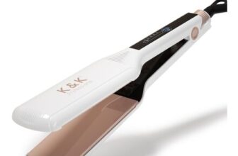 K&K Extra Wide Flat Iron Hair Straightener