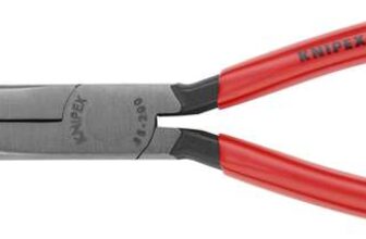 KNIPEX Tools – Long Nose Pliers Without Cutter, S Shape (3831200)