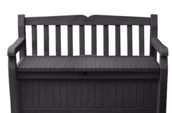 Keter Eden Bench 265L Outdoor Garden Storage Box, All Weather-Resistant 2 Year Warranty – W/Code