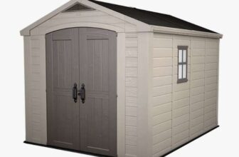 Keter Factor Brown Plastic Shed 8ft x 11ft