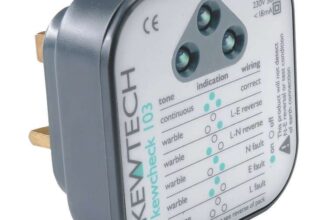 Kewtech KEWCHECK103 Mains Wiring Socket Tester