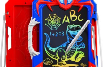 Kidluna Toys for 3-8 Year Old Boys Kids, LCD Drawing Writing Tablet with Web Stylus & Grip, Colorful Drawing Pad Doodle Board,Toddler Learning Toys Gifts Birthday Present for 3 4 5 6 7 8 Year Old Boys