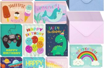 Kids Birthday Cards, 36pack