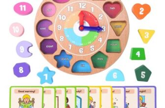 Kids Clock – Time Telling Game Shapes, Colours & Time