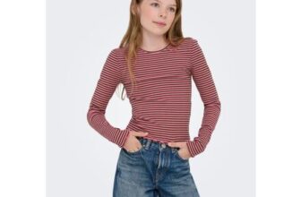 Kids Only Jersey Striped Long Sleeve Top (7-14 Yrs)